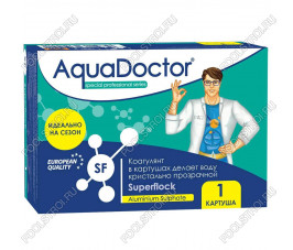 Коагулянт AquaDoctor Superflock Mini в картушах 1 шт Коагулянт AquaDoctor Superflock Mini в картушах 1 шт