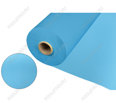 Пленка ПВХ для отделки бассейнов голубая FTX Light Blue ш.2 м